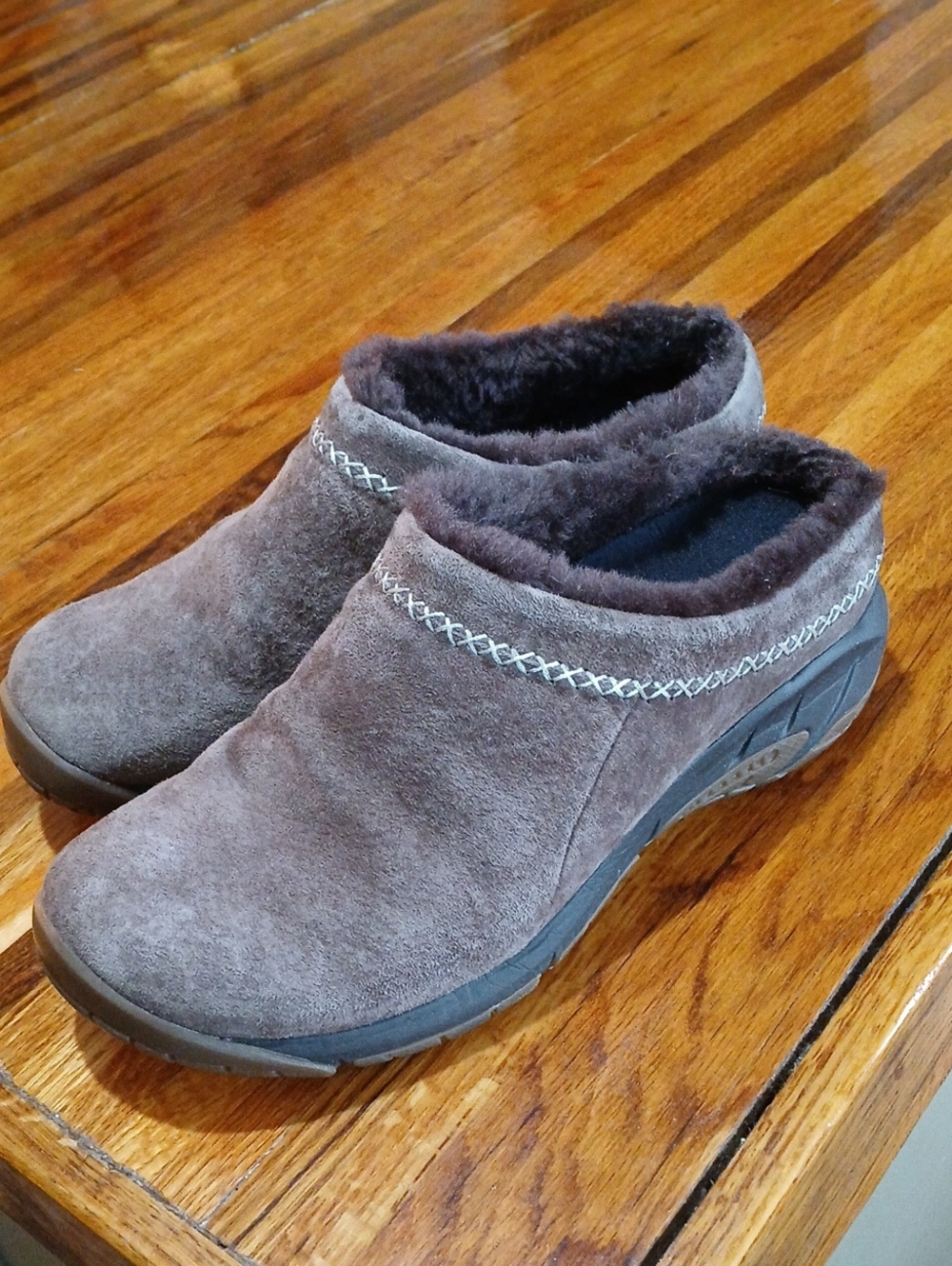 Womens Merrell Encore Suede Mule Clog Shoe - 8
